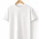 white crew neck t-shirt pakistan premium cotton minimalist tee men fashion
